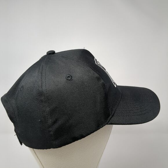 Grill Master Strapback Hat Black One Size Adjustable Embroidered 6 Panel Gertex - Picture 4 of 8